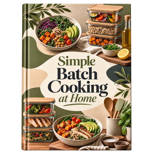 Simple Batch Cooking at Home ebook cover