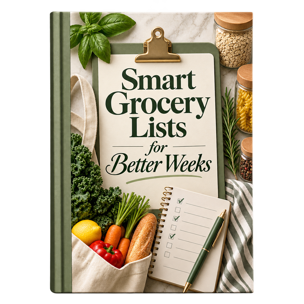 Smart Grocery Lists for Better Weeks